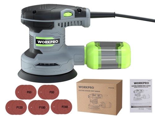 Workpro random orbit sander - random,