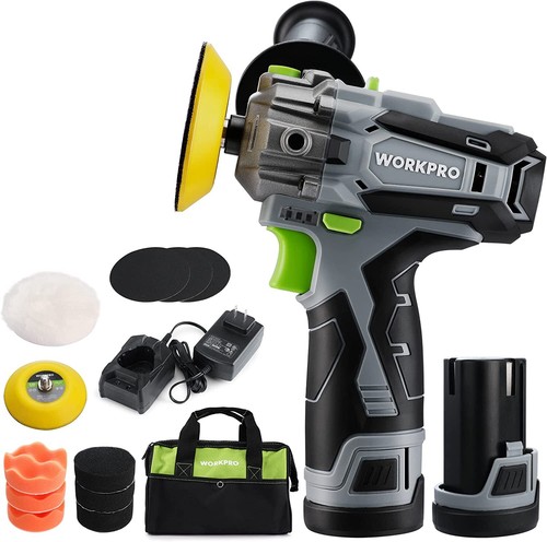 Workpro 12v cordless buffer - cordless, &